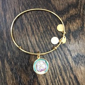 Alex and Ani gold sanddollar bracelet